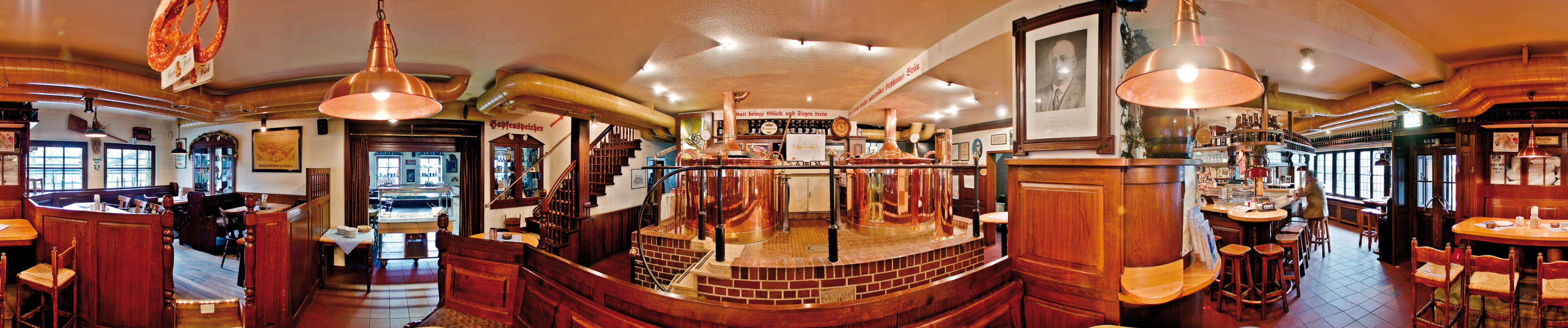 Die Braustube im Brauhaus Stephanus