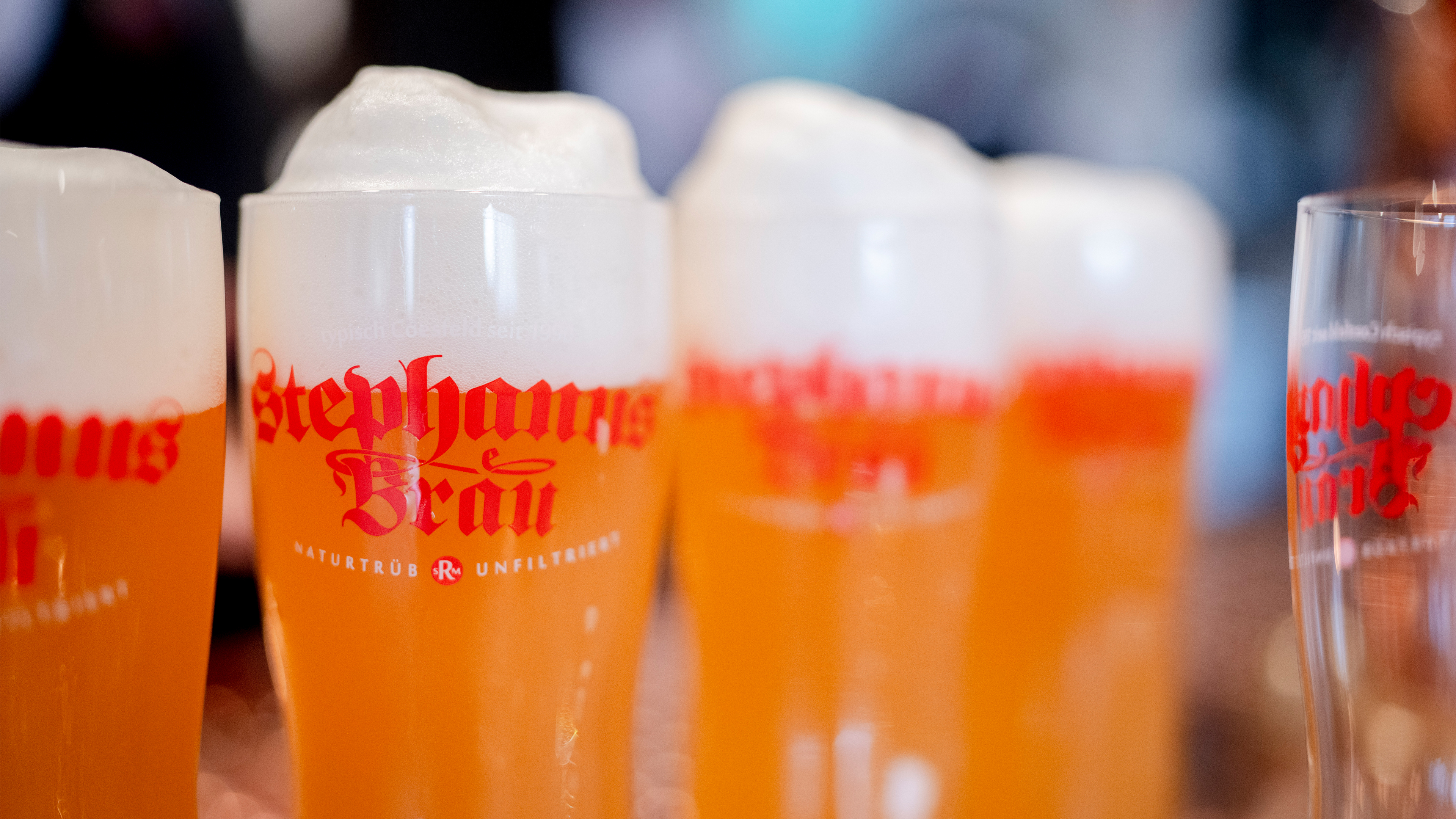 Frisch gezapftes Stephanus Bräu