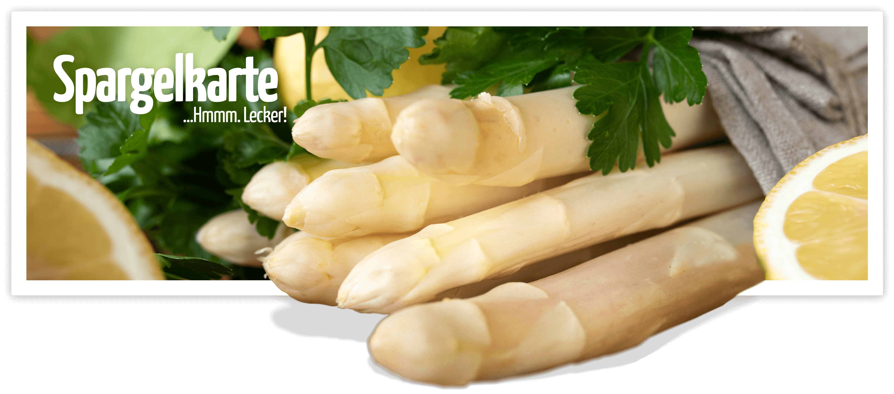 Spargelkarte im Brauhaus Stephanus